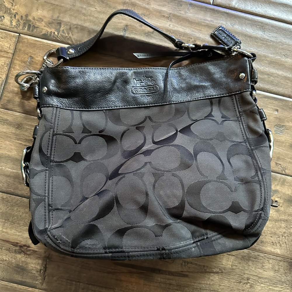 Black Coach Shoulder Bag